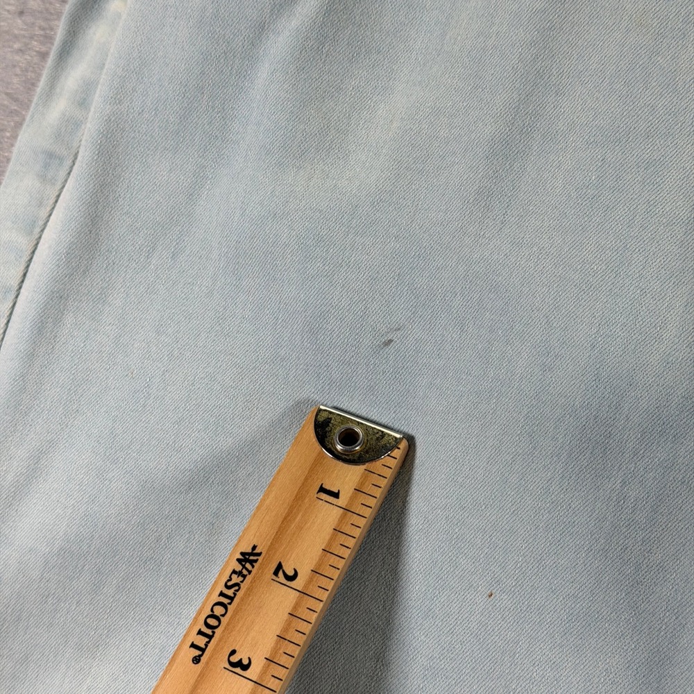 NYDJ Womens Size 12 Wide Leg Crop Capri Jeans Valhalla Frayed Hem Stretch New - Picture 11 of 16